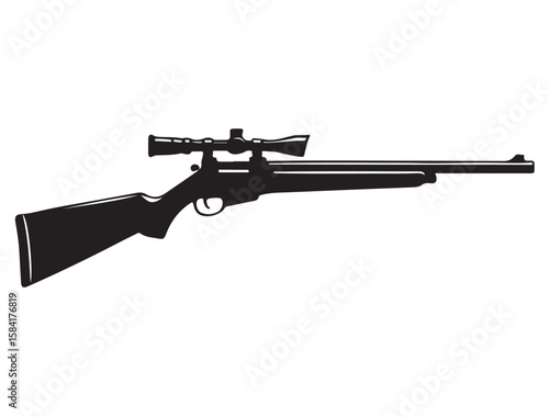 HUNTING RIFLE SILHOUETTE
