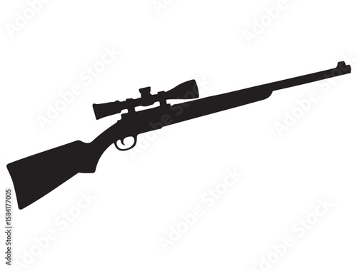 HUNTING RIFLE SILHOUETTE