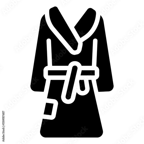 bathrobe Solid icon