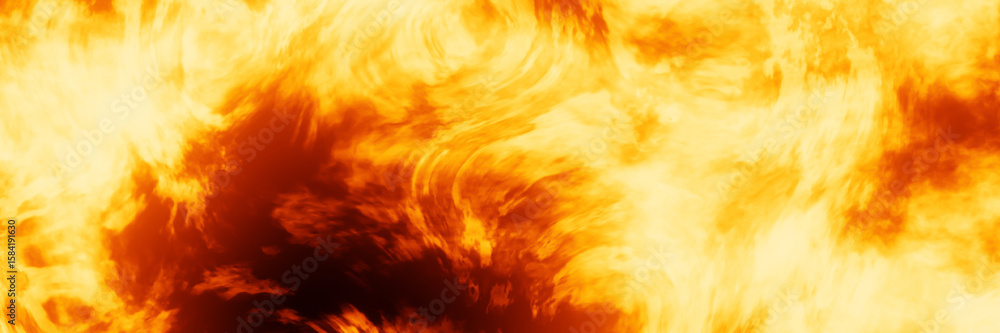 Fototapeta premium Abstract flame. Fire illustrated background