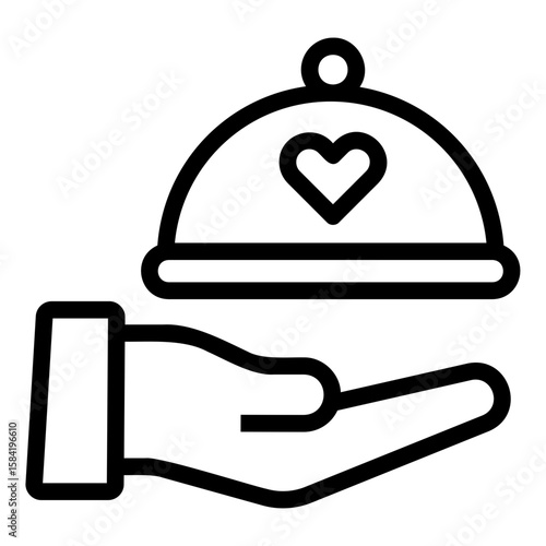 cloche Line Icon