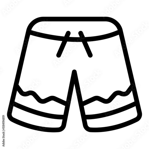 swimming suit Line Icon