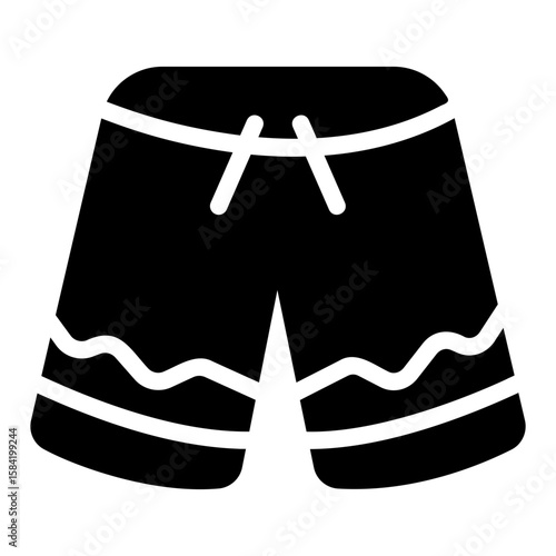 swimming suit Solid icon