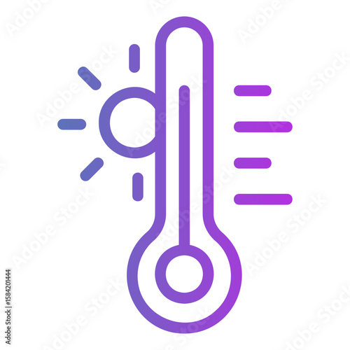 termometer Gradient icon