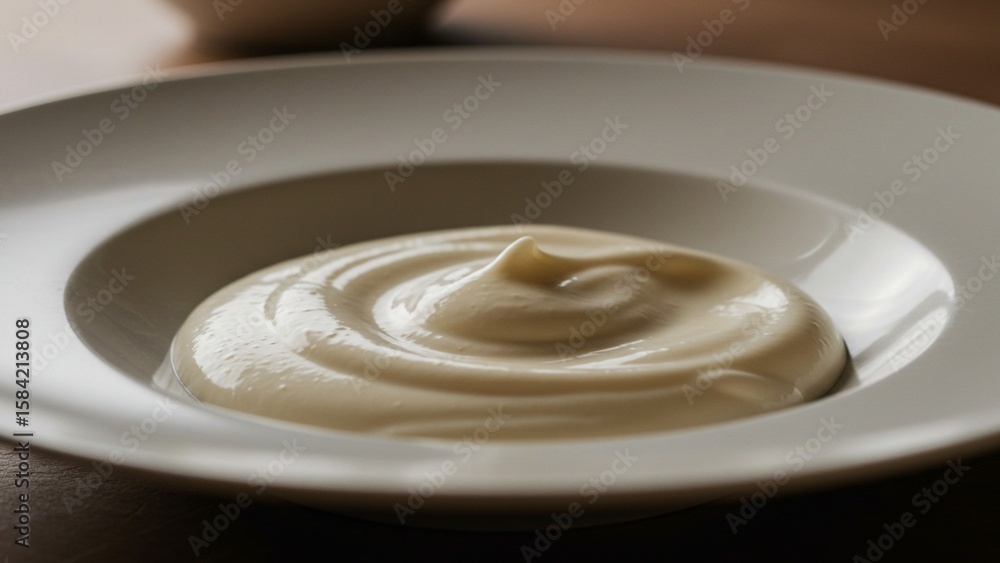 Close-up of a minimalist luxury lunch featuring smooth textures, gentle natural light, and excellent food photography. Close-up of a minimalist luxury lunch featuring smooth textures, gentle natural light, and excellent food photography.
