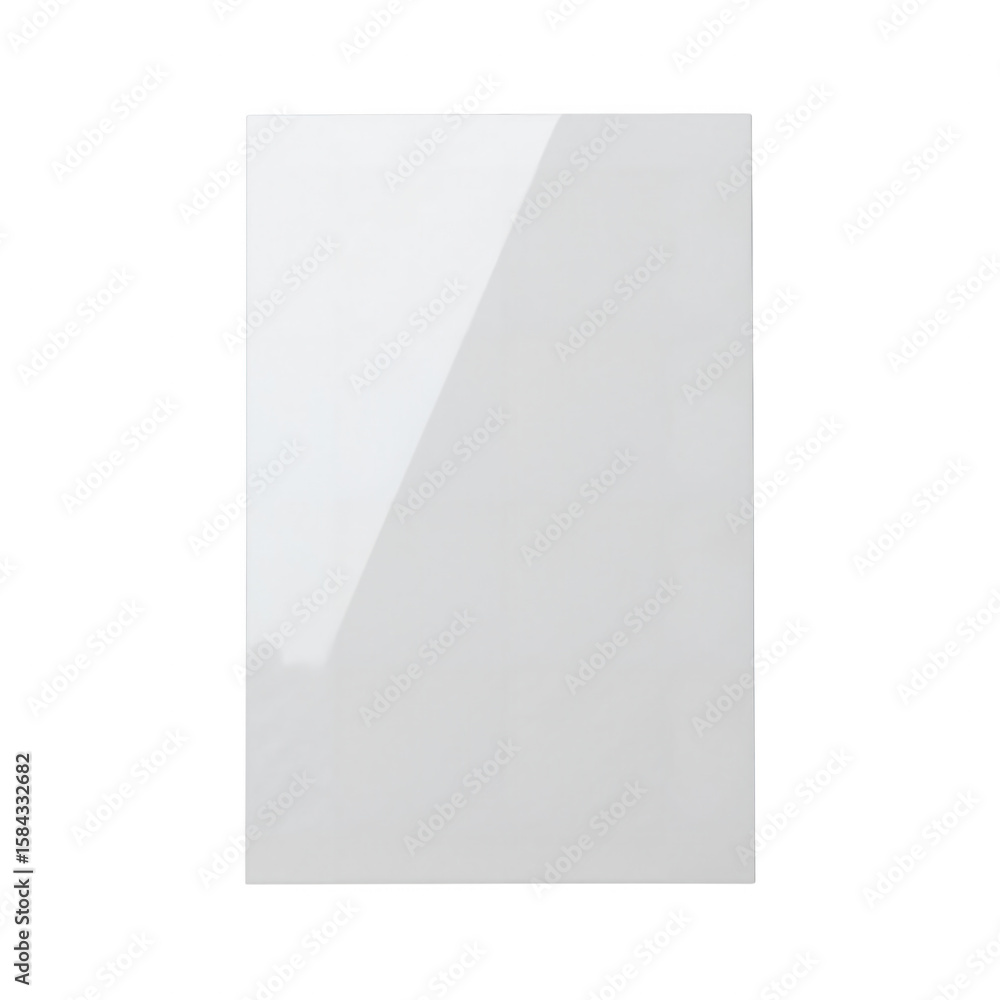 Glossy Off White Kitchen Cabinet Door Close Up Detail Glossy Off White Kitchen Cabinet Door Close Up Detail