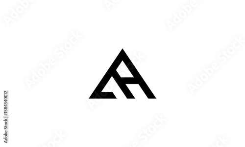 AA initial letters, monogram logo
