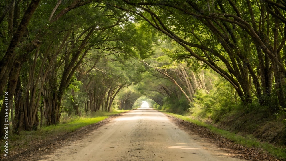 Fototapeta premium road in the forest