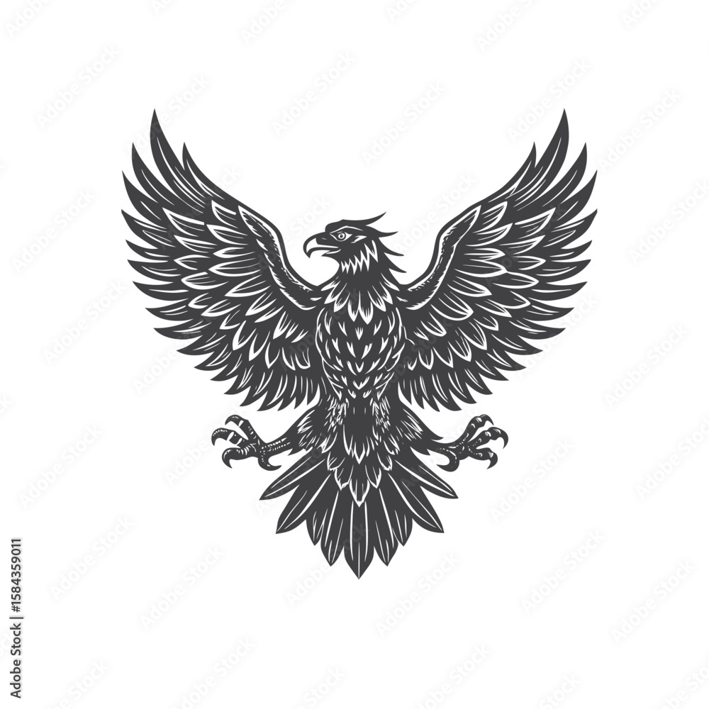 Obraz premium eagle tattoo design