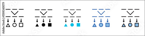 Part Of Speech Tagging Icon Pack Multistyle Illustration