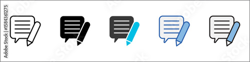 Annotation Icon Pack Multistyle Illustration