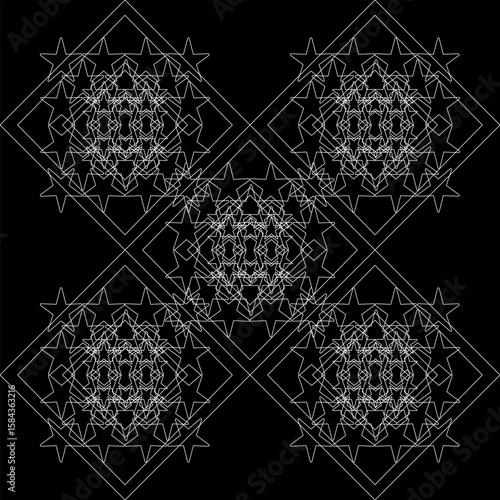 style, paper, deco, art, graph, graphic, modern, ornament, holiday, wrapping, element, artistic, elegant, geometric, repetition, god, geometry, monochrome, ask, grid, disorder, illustration, star, vec