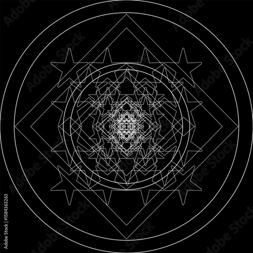 style, paper, deco, art, graph, graphic, modern, ornament, holiday, wrapping, element, artistic, elegant, geometric, repetition, god, geometry, monochrome, ask, grid, disorder, illustration, star, vec
