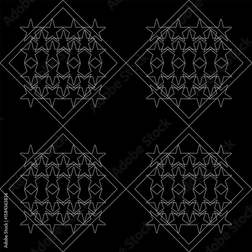 style, paper, deco, art, graph, graphic, modern, ornament, holiday, wrapping, element, artistic, elegant, geometric, repetition, god, geometry, monochrome, ask, grid, disorder, illustration, star, vec