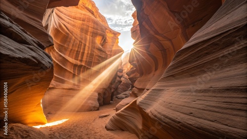 Sunbeams Illuminate Antelop...