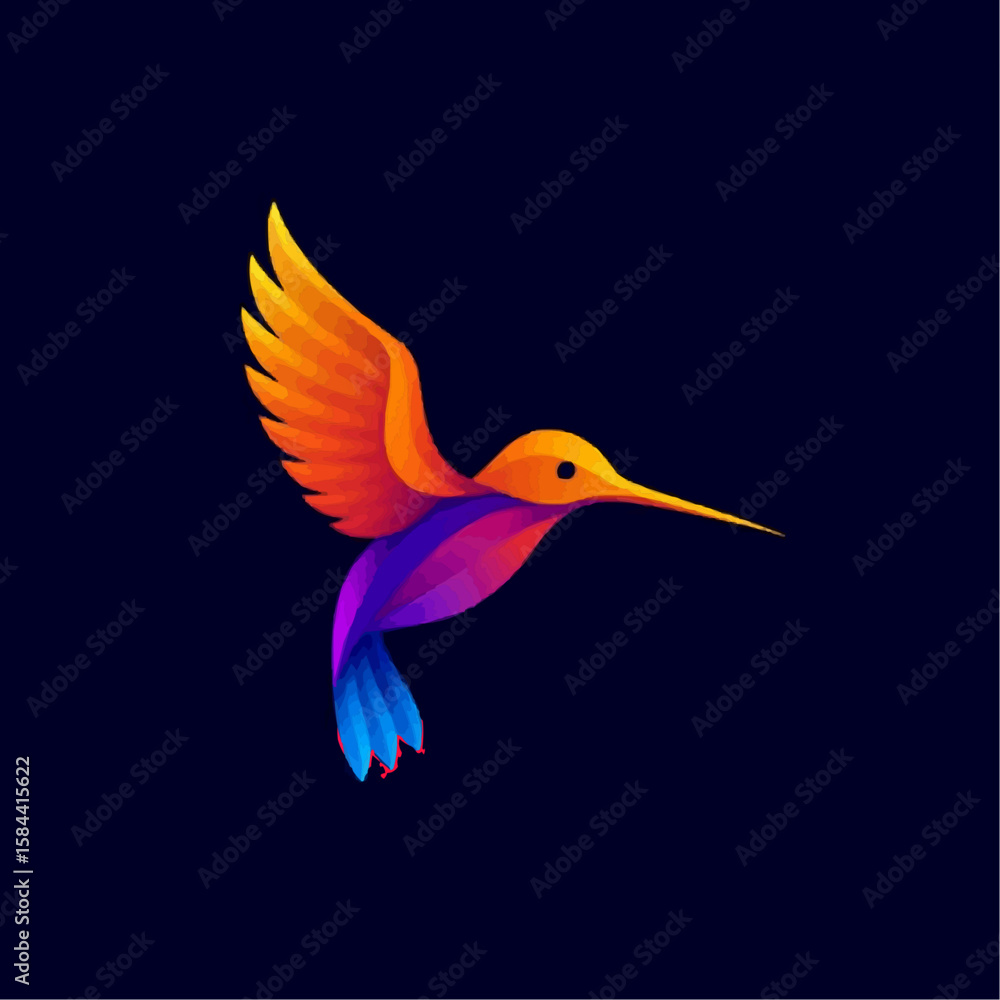 Obraz premium blue heron in flight