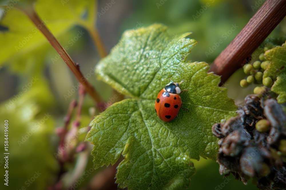 Obraz premium beetle in the vineyard