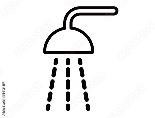 Medical Icons 18A : Medical, shower, doctor, emergency, illness, injury, paraplegic, treatment,icon, hospital