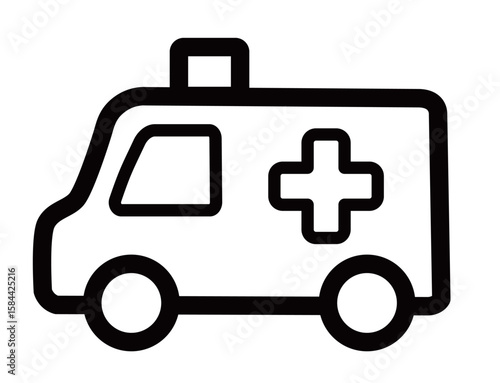 Medical Icons 12A : Medical, doctor, emergency, illness, injury, paraplegic, IV, IV bag, treatment, injection, blood transfusion, shot, ambulance, car, hospital