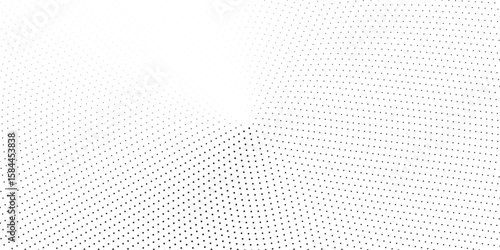Radial halftone dots. Spotted and dotted stains gradient background. Concentric comic texture with fading effect. Black and white rough gritty wallpaper. Grunge monochrome geometric backdrop.