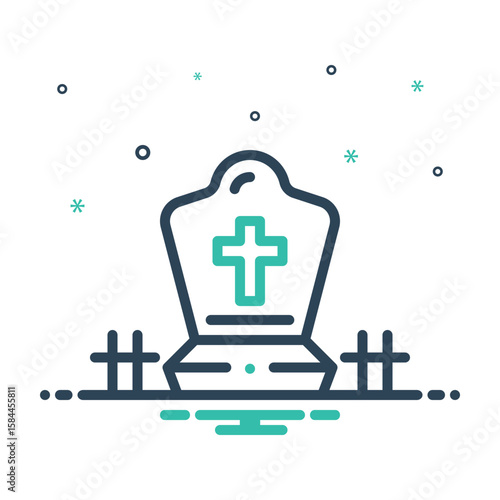 Mix icon for grave