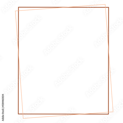 square border frame simple elegance