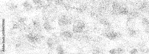 Abstract sandy grain texture. Stippled grit noise background. Distress dust particle overlay. Grunge dotted stone backdrop. Sand specks, speckles, granules wallpaper. Vector dotwork grit print texture