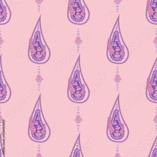elegant paisley pattern for wallpaper background and textile beautiful paisley originated in persia and paisley is popular in Iran india scotland this paisley design is good for dress shawl scarf rida
