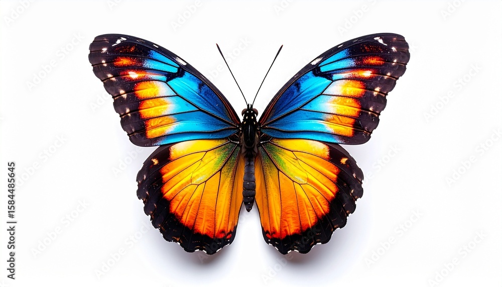 Fototapeta premium A butterfly isolated on white background