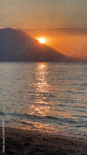 Por do sol na praia