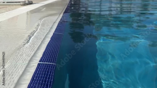 Wallpaper Mural Edge of swimming pool, nobody. Travel concept Torontodigital.ca