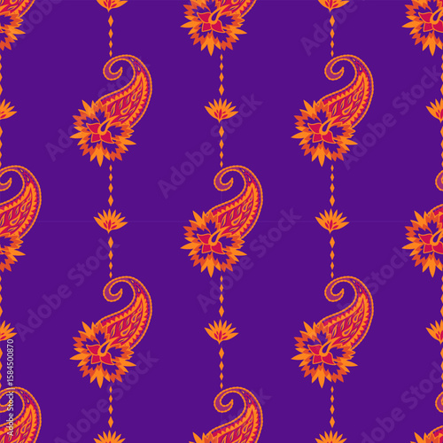 elegant paisley pattern for wallpaper background and textile beautiful paisley originated in persia and paisley is popular in Iran india scotland this paisley design is good for dress shawl scarf rida