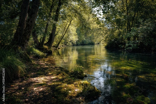 riverbank and shade