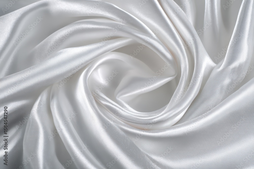 Obraz premium The white satin background texture