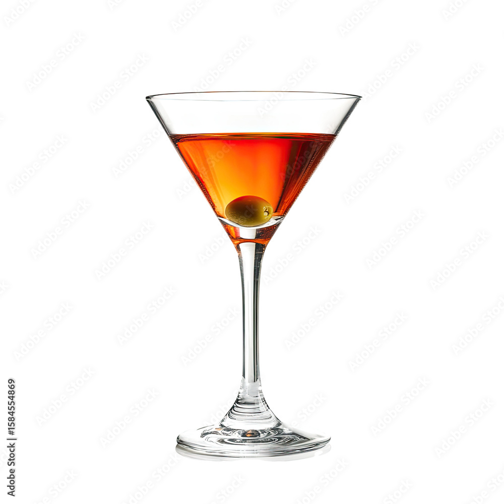 A martini glass with olives clipart, white background, no shadow, no text in the picture. A martini glass with olives clipart, white background, no shadow, no text in the picture.