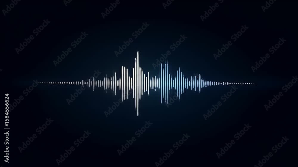 Mock up logo design for a music producer or solo musician brand, showcasing sound waves, and dark studio-themed aesthetics for bold music identity.