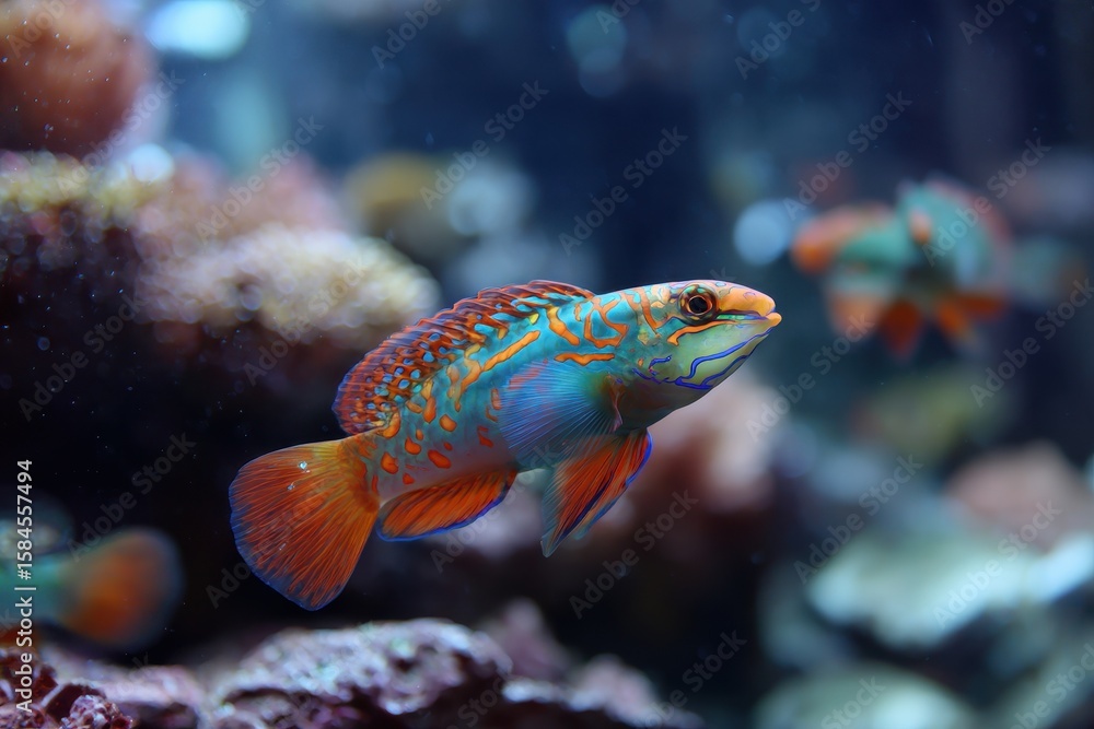 Obraz premium Unusual fish in the aquarium