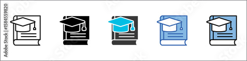 Curriculum Icon Pack Multistyle Illustration
