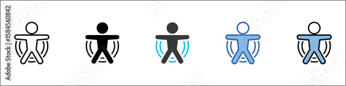 Physical Activity Icon Pack Multistyle Illustration