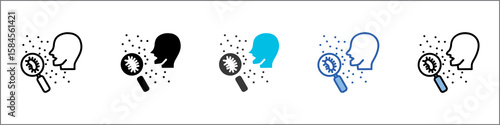 Infectious Disease Icon Pack Multistyle Illustration
