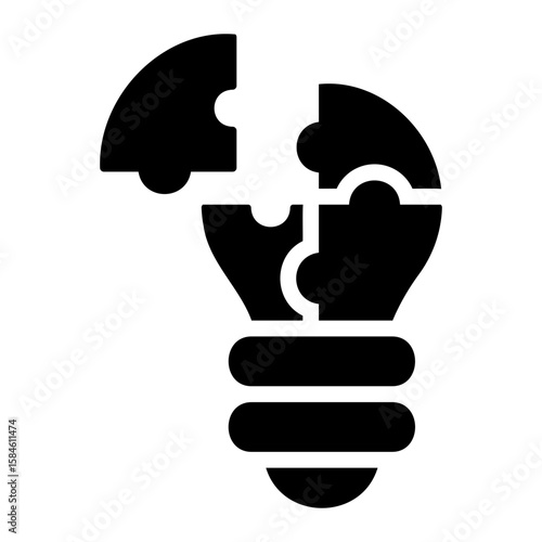grow idea Solid icon