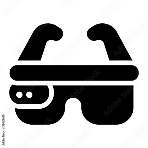 smart glasses Solid icon