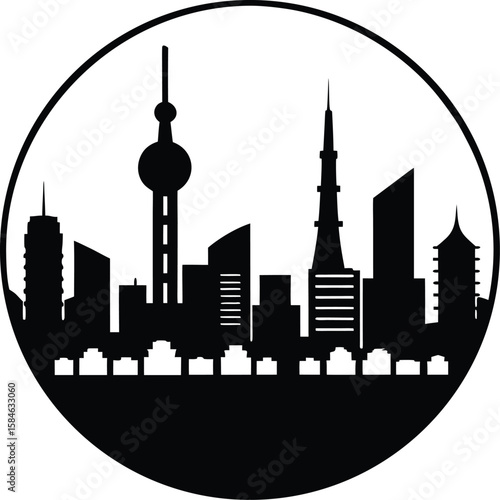 city skyline vector illustration