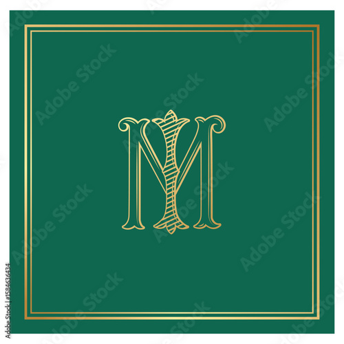 MI, IM, logo MI, Letter MI,  Monogram MI,Wedding Monogram, Wedding Logo, Logo Design , Monogram Vintage