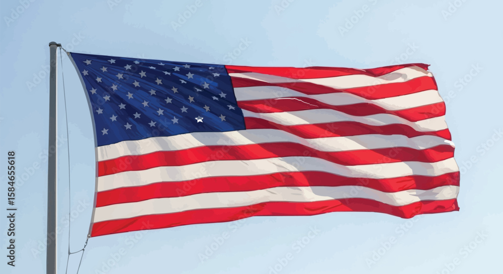 Fototapeta premium united states flag