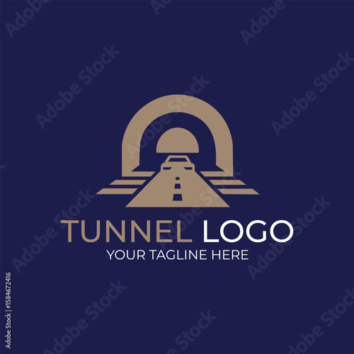 Construction Tunnel Logo royalty-free images