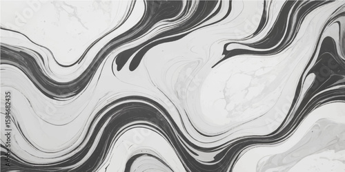 Abstract metallic design with swirling brown waves and a light, wavy texture