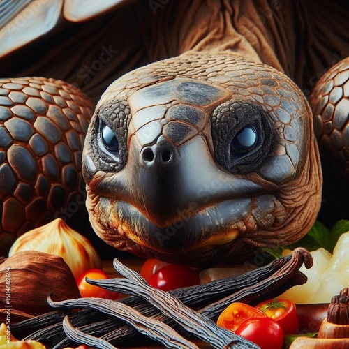 Details Giant tortoises vanilla plantations Creole cuisine