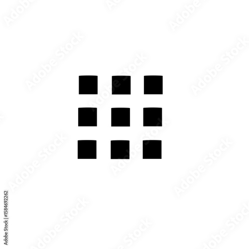 メニューアイコン点９/web対応svgデータ