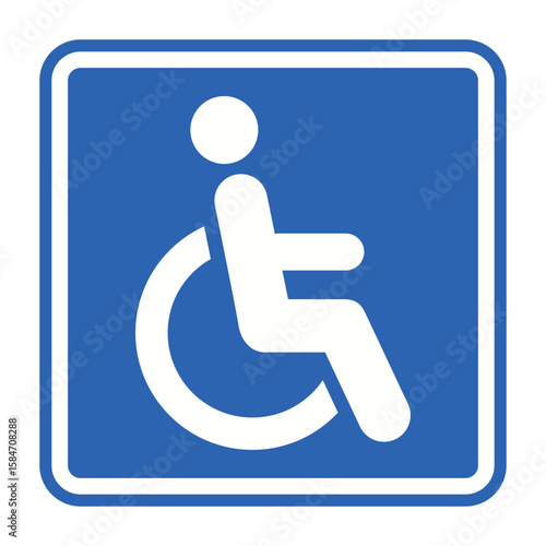 Wheelchair access signs or symbols